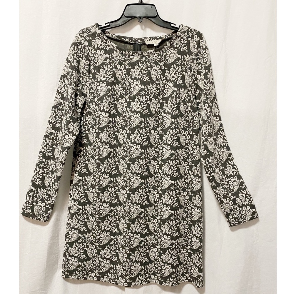 Loft Jacquard Mini Dress